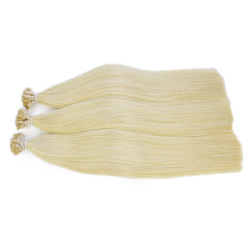 Wholesale Hot Selling 100% Real Human Hair Double Drawn Mini Flat Tip Hair Extensions Keratin